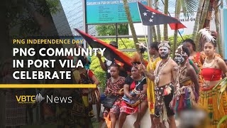 PNG community in Port Vila celebrates independence day with festivities  VBTC News [upl. by Ocirrej]