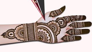 Chhath puja special easy simple mehndi design  stylish mehndi design  mehandi ka design  mehndi [upl. by Aileek]