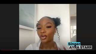 Ayra Starr On Success Of quotCommasquot Meaning Of Her Name Kelly Rowland Collab amp Tour With Chris Brown [upl. by Nabila]