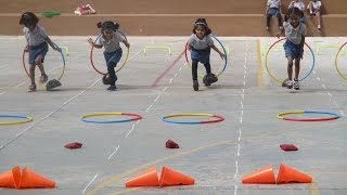 Preschool Sports Day at Chitrakoota School Bangalore [upl. by Oninrutas335]