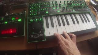 Roland System 1 Roland TB3 Waldorf Rocket Novation Base Station II [upl. by Dlnaod224]