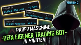 Passives Einkommen mit deinem eigenen Trading Bot – IN MINUTEN ERSTELLT [upl. by Aihsit50]