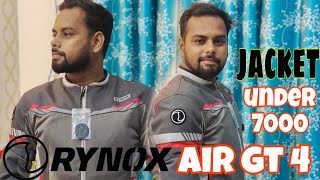 Rynox air gt 4 jacket  best riding jacket with chest protector  riding jacket under 7000 [upl. by Idna842]