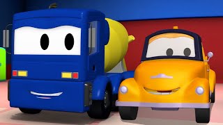 Tow Truck for kids  Christopher the Concrete mixer  Tom The Tow Truck in Car City [upl. by Ydoj]