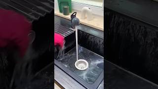 Sink cleaning 🧼 asmr restock satisfying cleaning sink [upl. by Farica706]