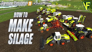 How To Make Silage in Farming Simulator 19 [upl. by Joni87]