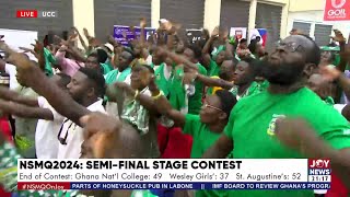 NSMQ 2024 St Augustines College in finals after defeating Wesley Girls and Ghana National College [upl. by Atihana]