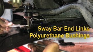 Replacing Rubber Bushings with Polyurethane  Sway Bar End Links [upl. by Yrgoerg]