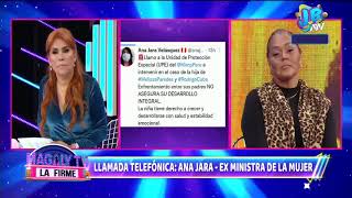 Ana Jara sobre Melissa Paredes y Rodrigo Cuba quotAcá va a haber pérdida de la patria potestadquot [upl. by Zumstein]