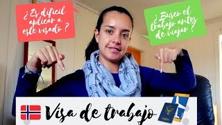 TRABAJAR EN NORUEGA  VISA DE TRABAJO  COLOMBIANA EN NORUEGA [upl. by Esirahc]