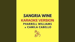 Sangria Wine Karaoke Version [upl. by Nimajnab]