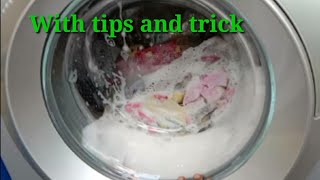 IFB front load washing machin me bedsheet kaise dhoye How to clean bedsheet in Automatic washing [upl. by Bowman941]