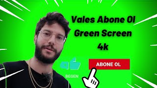 🔥 4K Vales ABONE OL ANİMASYONU GREEN SCREEN 🔥 [upl. by Ainotahs]