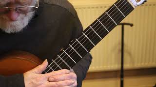 Study in A major Dionisio Aguado Guitar Tutorial [upl. by Gitt]