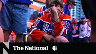 Fans mourn Oilers’ loss to Panthers [upl. by Jempty942]