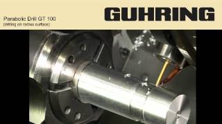 Guhring GT100 Drilling on Radius [upl. by Hills]