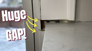 How to Fill Big GAPS in Wood with Wood Filler Guaranteed Fix Large Gaps in Wood DIY [upl. by Yhtamit]