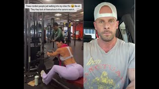 TikTok influencer thinks she owns the gym since shes filming 😤 [upl. by Giamo]