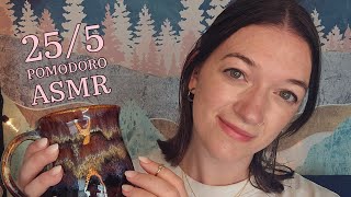 asmr 🕒 2 hour pomodoro for focus and study 🕒 with timer and chit chat breaks [upl. by Zorine]