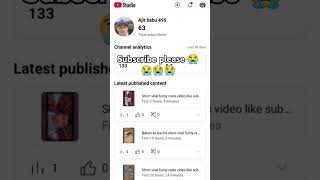 Subscribe please 😭😭😭😭😭 Short viral funny reels video [upl. by Arakihc313]