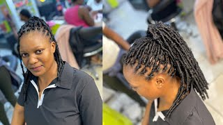 She requested for faux locs and it’s done perfectlysubscribelocsbeautifullocshairstylesusanice [upl. by Arnaldo859]