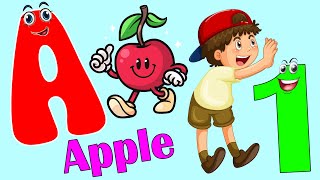 Learn ABC Phonics Numbers Preschool Learning Videos For 3 Year Old  kidsvideos [upl. by Nilyad726]