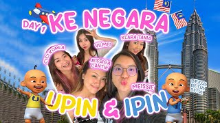 TERBANG KE NEGARA UPIN IPIN BARENG VILMEI MEISSIE KLARA CICI KOREA  HAMPIR DITINGGAL PESAWAT😭 [upl. by Aeriela]