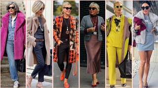 Fall fashion for women over 50 🎀👗 [upl. by Dianthe516]