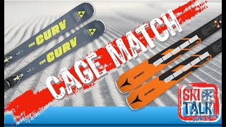 2025 Cagematch Atomic Redster Q98 vs Fischer Curv GT85 with SkiTalkcom [upl. by Ayekim750]