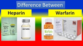 Difference between Heparin and warfarin [upl. by Alexandro968]