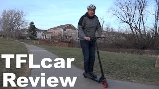 EcoReco M3 015 MPH Electric Scooter First Ride Review in TFL4K [upl. by Ysiad]