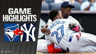 Blue Jays vs Yankees Game Highlights 8424  MLB Highlights [upl. by Llatsyrc]