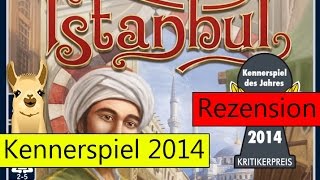 Istanbul  Kennerspiel des Jahres 2014  Anleitung amp Rezension  SpieLama [upl. by Sacram]