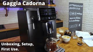 Gaggia Cadorna Review Unboxing Setup amp First Use [upl. by Theodora956]