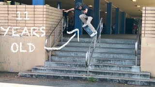 11 YEAR OLD HANDRAIL SESSION RAW [upl. by Ssirk238]