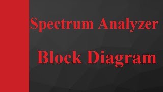 Spectrum Analyzer Basics Block Diagram Working amp Uses Explained [upl. by Eniladam976]