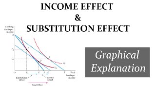 Income and Substitution Effect Graphical Explanation [upl. by Straub]