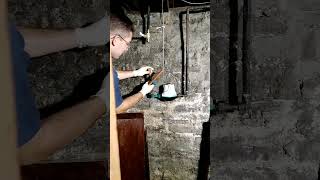 Replacing a LIVE main water valve plumbing [upl. by Auot]