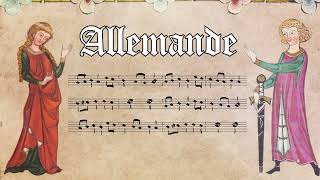 Allemande  Musica Calamus renaissance  medieval dance for reenactment larp [upl. by Aicenra]