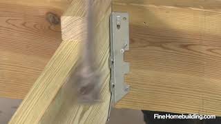 How to Install a Joist Hanger [upl. by Jonas407]