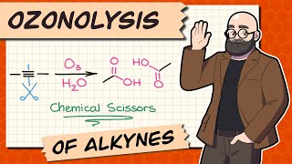 Ozonolysis of Alkynes  Chemical Scissors [upl. by Adnot415]