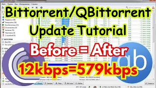 Bittorrent Update Tutorial how to make qbittorrent download faster 2023 how to speed up qbittorrent [upl. by Aihpos583]