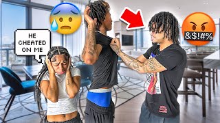 Telling My Over Protective Brother quotMy Boyfriend Cheatedquot PRANK [upl. by Assilim151]