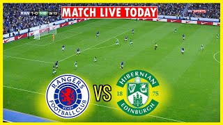 🔴Rangers vs Hibernian LIVE  Scotland Premiership Full Match the Day  eFOOTBALL [upl. by Hanima]