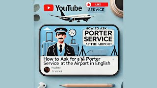 77⏰How to Ask for a Porter Service at the Airport in English [upl. by Adria]