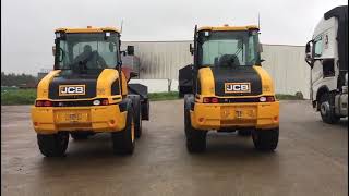 Livraison de 2 chargeuses JCB 409 [upl. by Gallard]