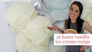 Vanilla Custard Ice Cream Base  Ice Cream Machine Recipe  Homebody Eats [upl. by Verine]