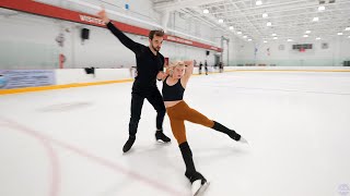 “Proud Mary” Spanish Ice Dancers Olivia Smart amp Adrian Diaz skate to Tina Turner 2022 Rhythm Dance [upl. by Naenej]