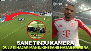 LEVERKUSEN VS BAYERN MUNICH 30 DIPECUNDANGI FRIMPONG SANE MARAH TINJU KAMERA [upl. by Anialahs365]