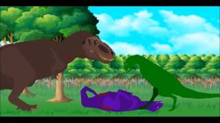 Parasaurolophus 67´s Tyrannosaurus vs Carnotaurus Resounded [upl. by Docilu]